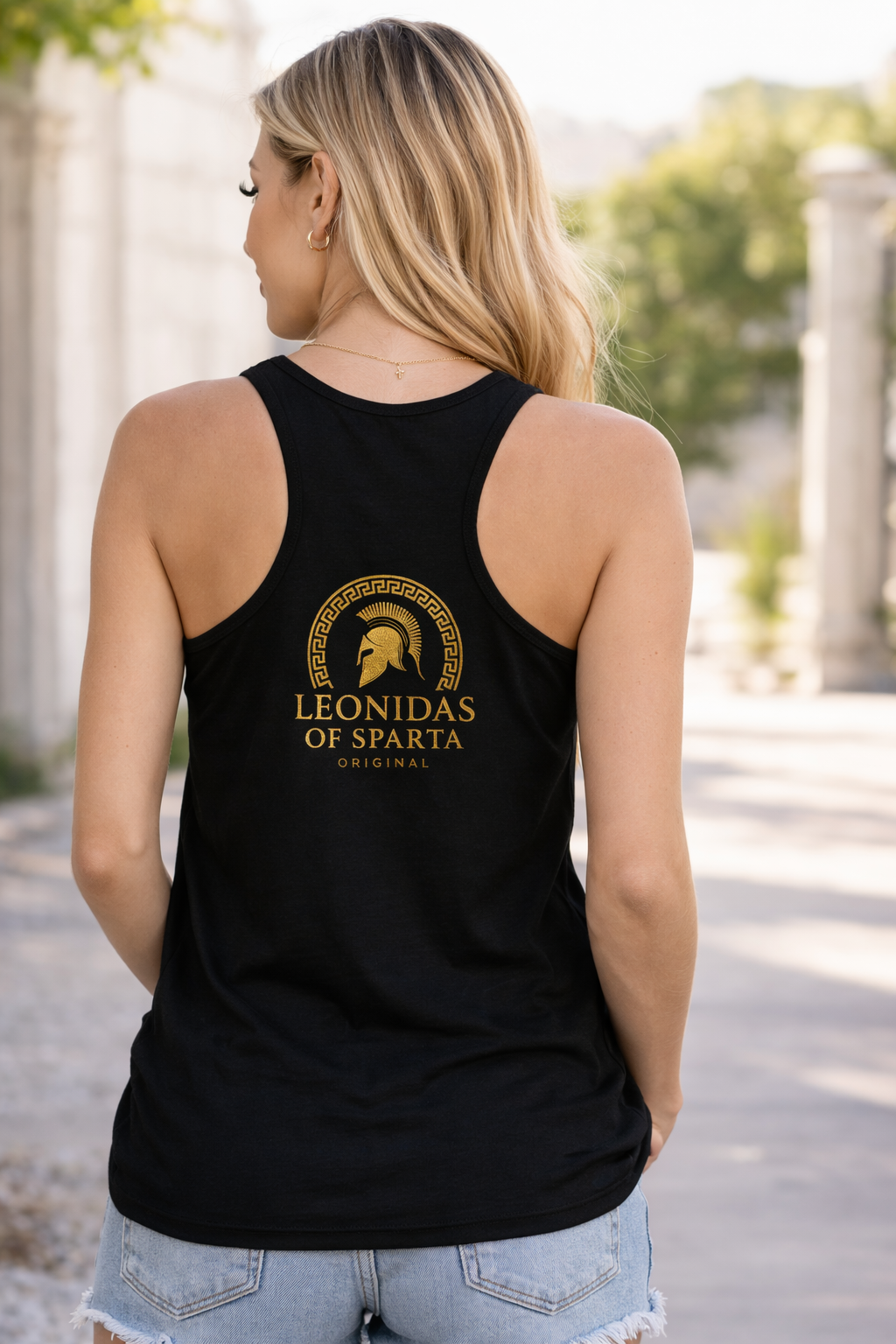 Spartan Helmet & Roses Tank Top (UK)