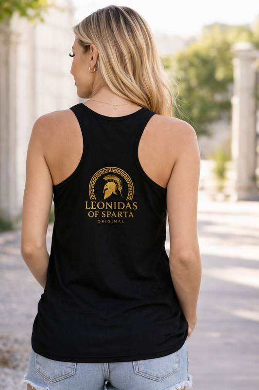 Spartan Helmet & Roses Tank Top (UK)