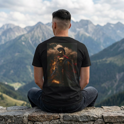 Spartan Warrior Graphic T-Shirt
