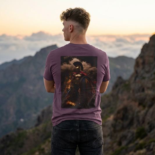 Spartan Warrior Graphic T-Shirt