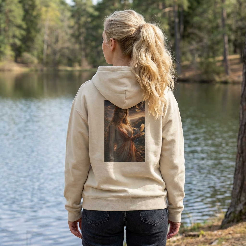 Aphrodite Goddess of Love Hoodie — Mythology-Inspired Women's/Unisex Sweatshirt