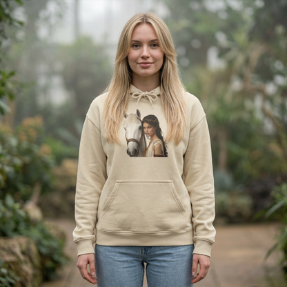 Mystical women and horse Hoodie