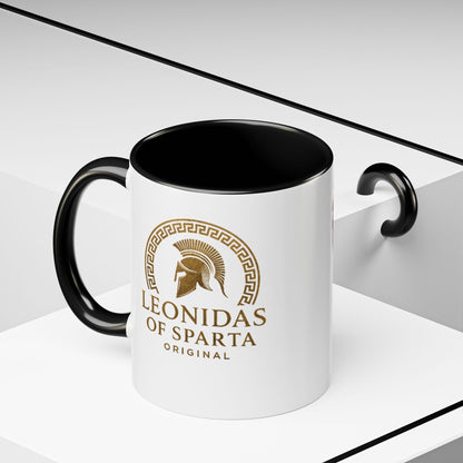 Spartan Lion Coffee Mug — Mythic Warrior Accent Mug (11 oz)