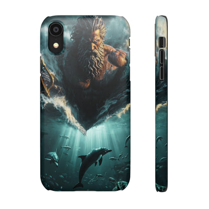 poseidon God Phone Case – Mythic Triton Ocean iPhone Snap Case