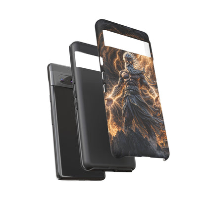 Mythic Thunder God Phone Case — Lightning Warrior Tough Protective Cover