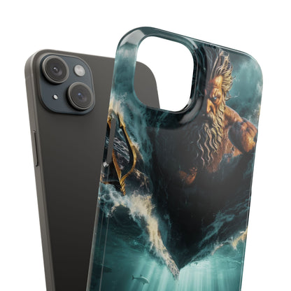 poseidon God Phone Case – Mythic Triton Ocean iPhone Snap Case