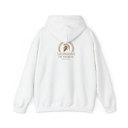 Spartan Warrior Hoodie – Leonidas of Sparta Battle Graphic Sweatshirt