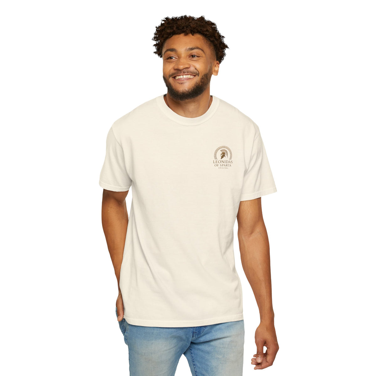 Spartan Warrior Flame Graphic T-Shirt