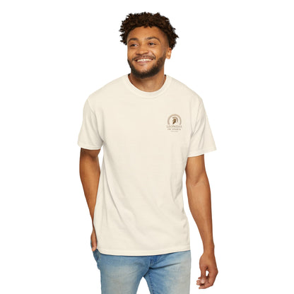 Spartan Warrior Flame Graphic T-Shirt