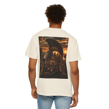 Spartan Helmet T-Shirt — "what we fight for"