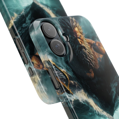 poseidon God Phone Case – Mythic Triton Ocean iPhone Snap Case