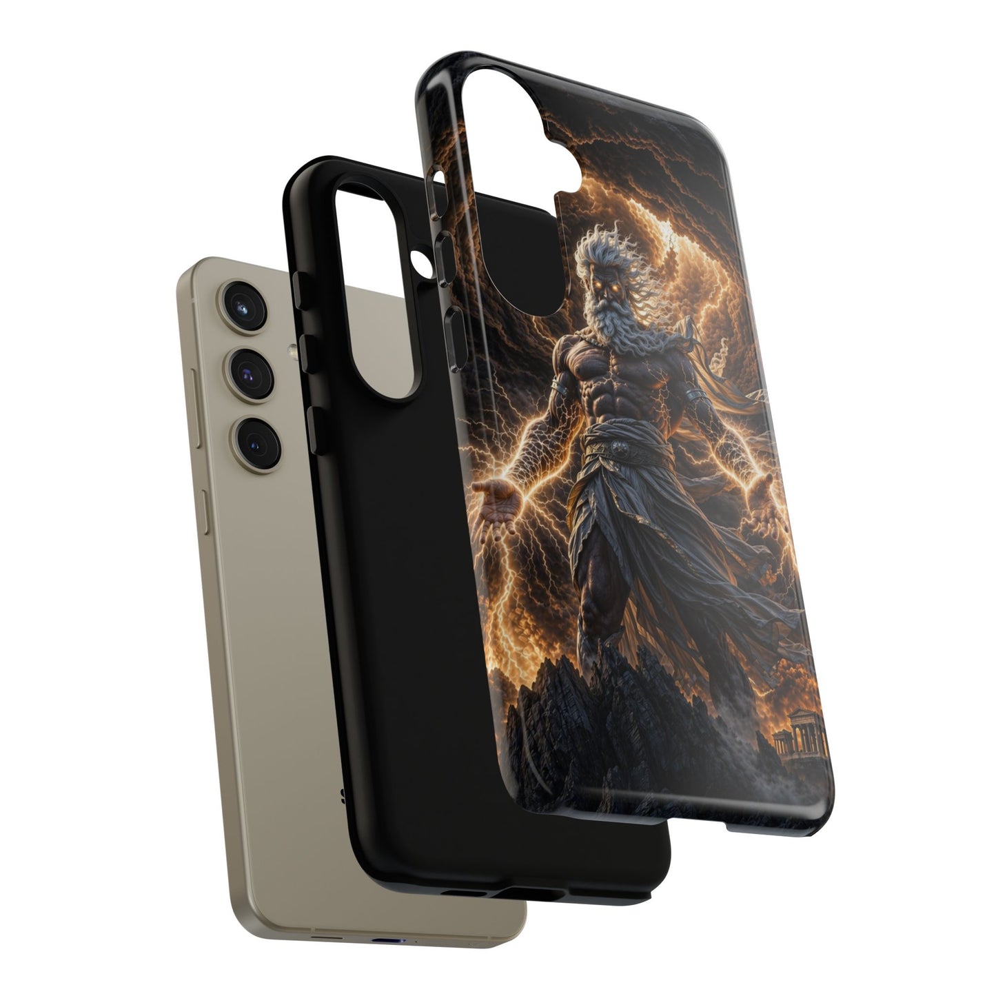 Mythic Thunder God Phone Case — Lightning Warrior Tough Protective Cover