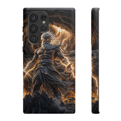 Mythic Thunder God Phone Case — Lightning Warrior Tough Protective Cover