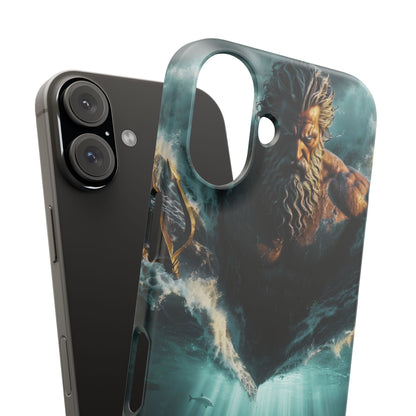 poseidon God Phone Case – Mythic Triton Ocean iPhone Snap Case