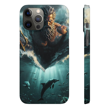 poseidon God Phone Case – Mythic Triton Ocean iPhone Snap Case