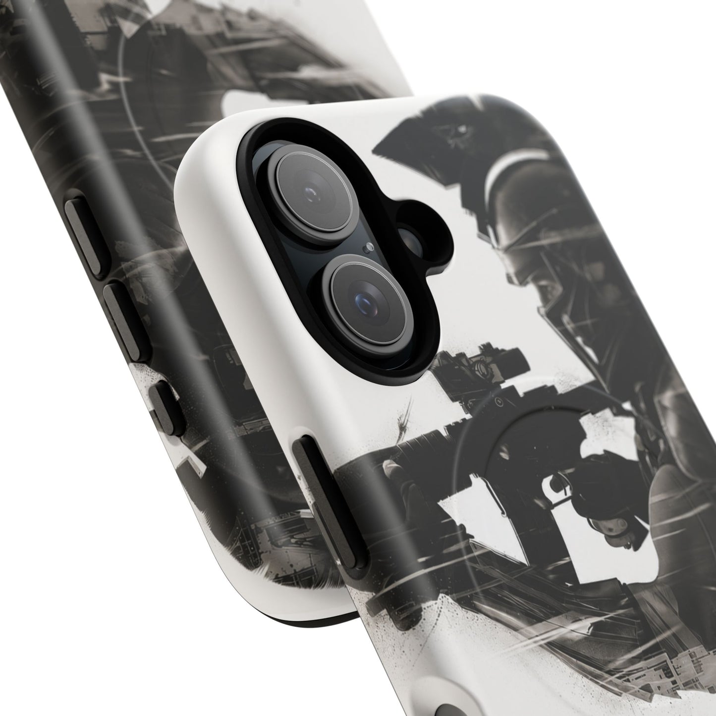 Tough Magnetic Case — Tactical Soldier Silhouette iPhone Cover