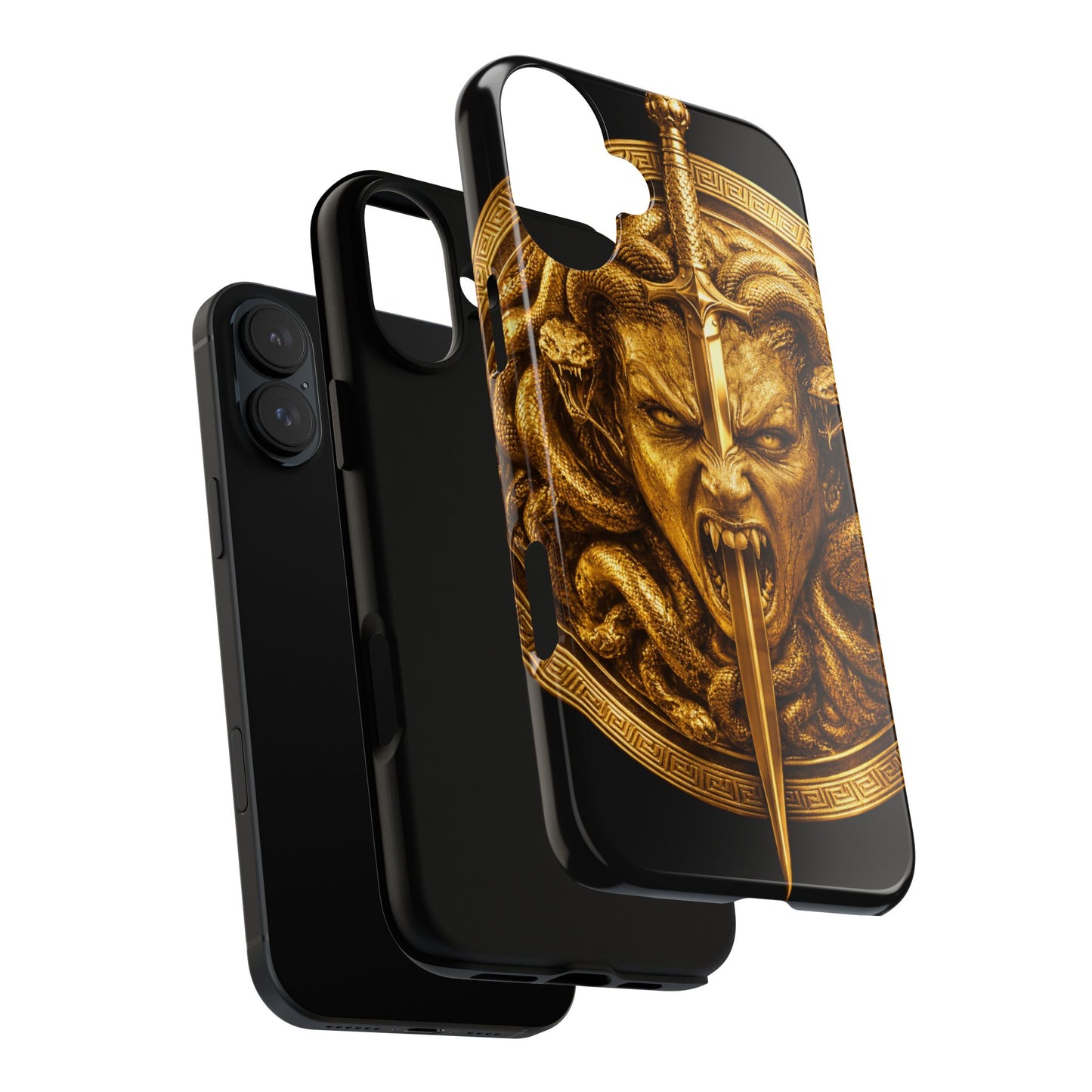 Phone Case — Gold Medusa Dagger Armor iPhone Cover