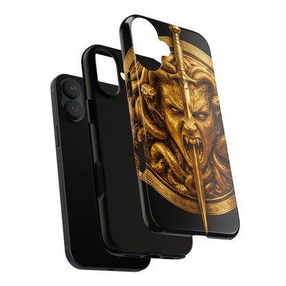 Phone Case — Gold Medusa Dagger Armor iPhone Cover