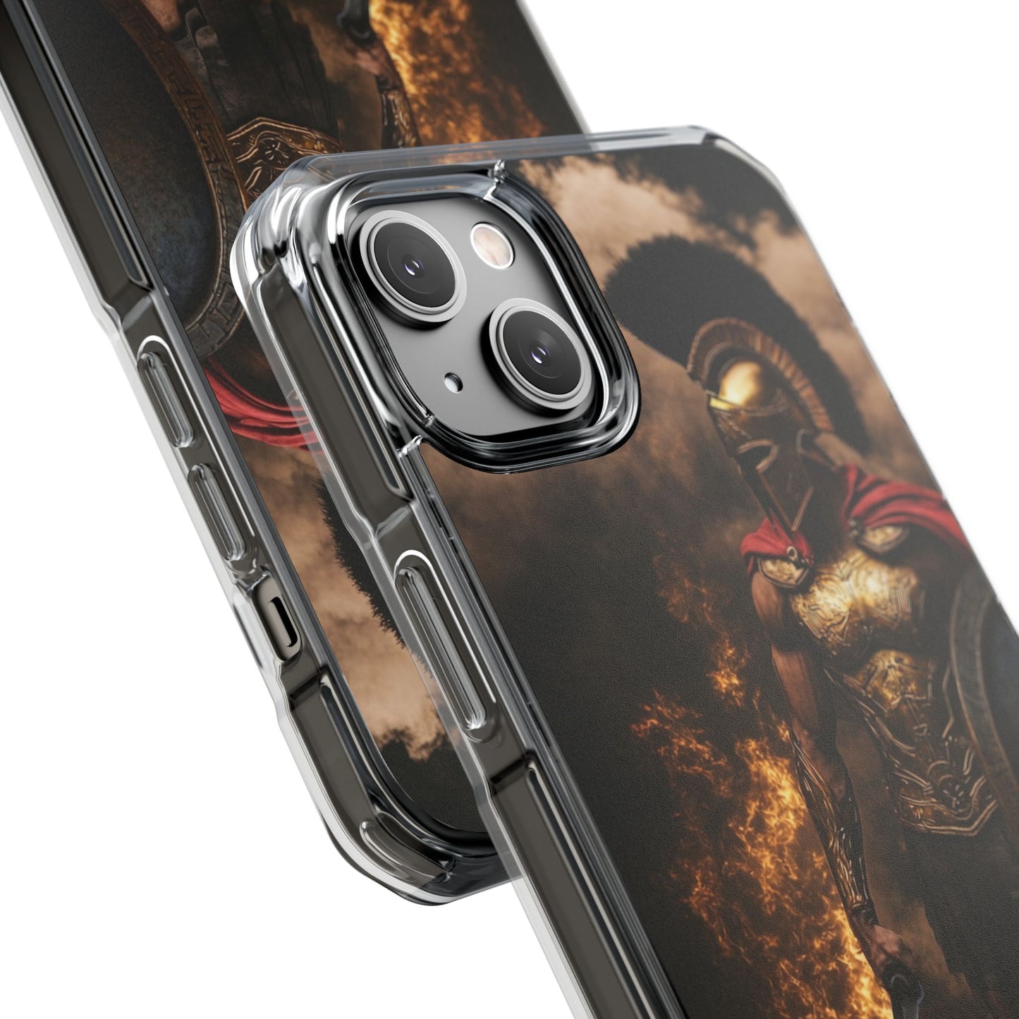 Spartan Warrior Magnetic Impact Case — Clear Protective Phone Case