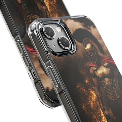 Spartan Warrior Magnetic Impact Case — Clear Protective Phone Case
