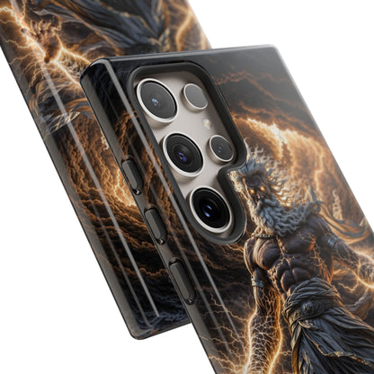 Mythic Thunder God Phone Case — Lightning Warrior Tough Protective Cover