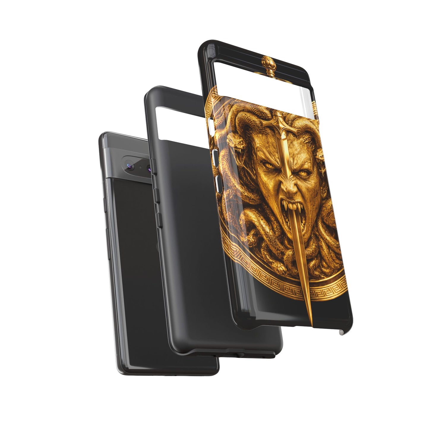 Phone Case — Gold Medusa Dagger Armor iPhone Cover