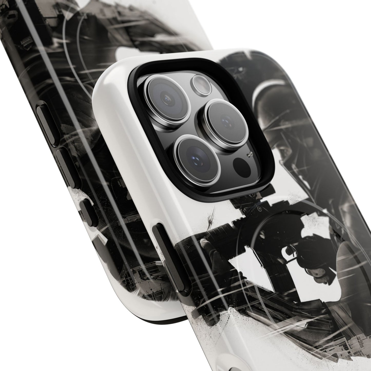 Tough Magnetic Case — Tactical Soldier Silhouette iPhone Cover