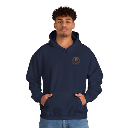 Leonidas of Sparta Hoodie – Spartan Helmet Crest Pullover