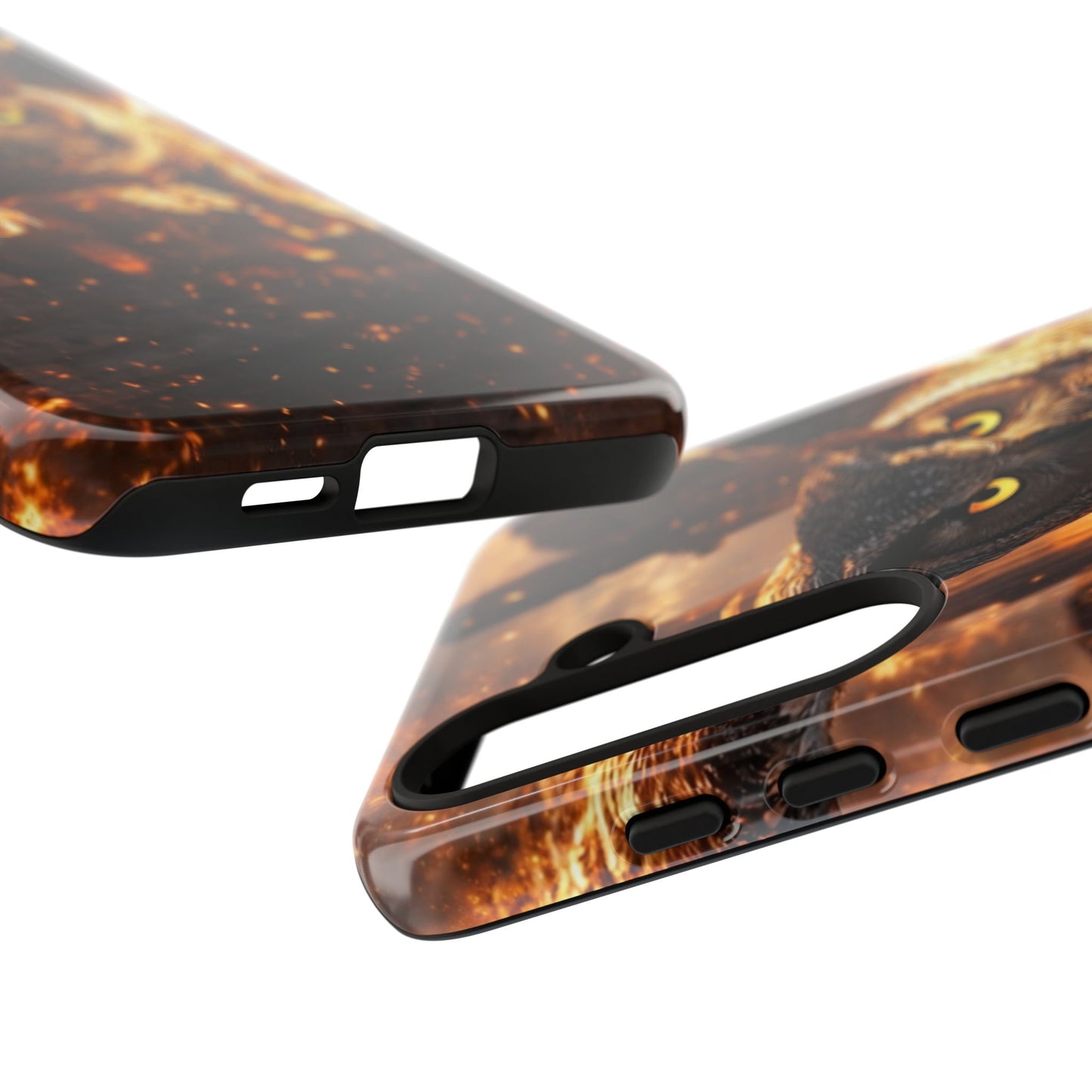 Owl in Flames Phone Case