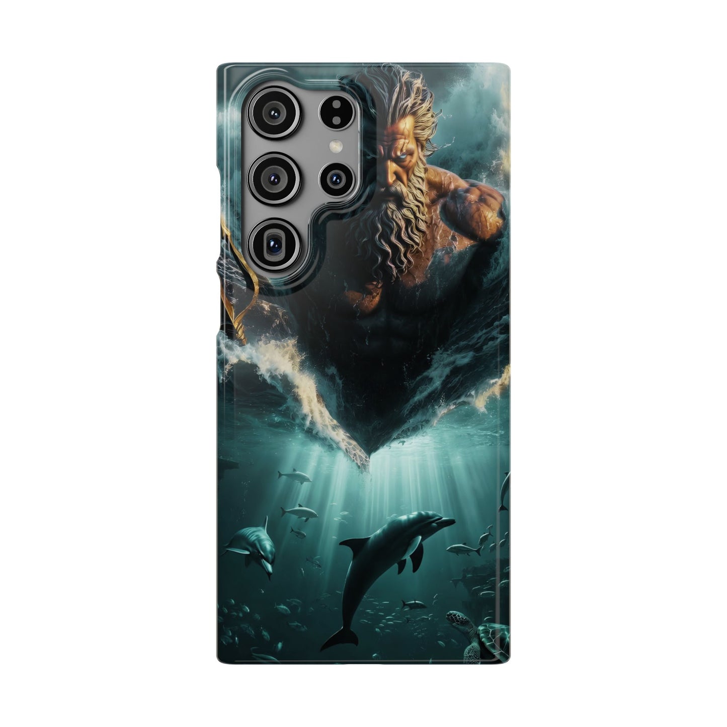 poseidon God Phone Case – Mythic Triton Ocean iPhone Snap Case