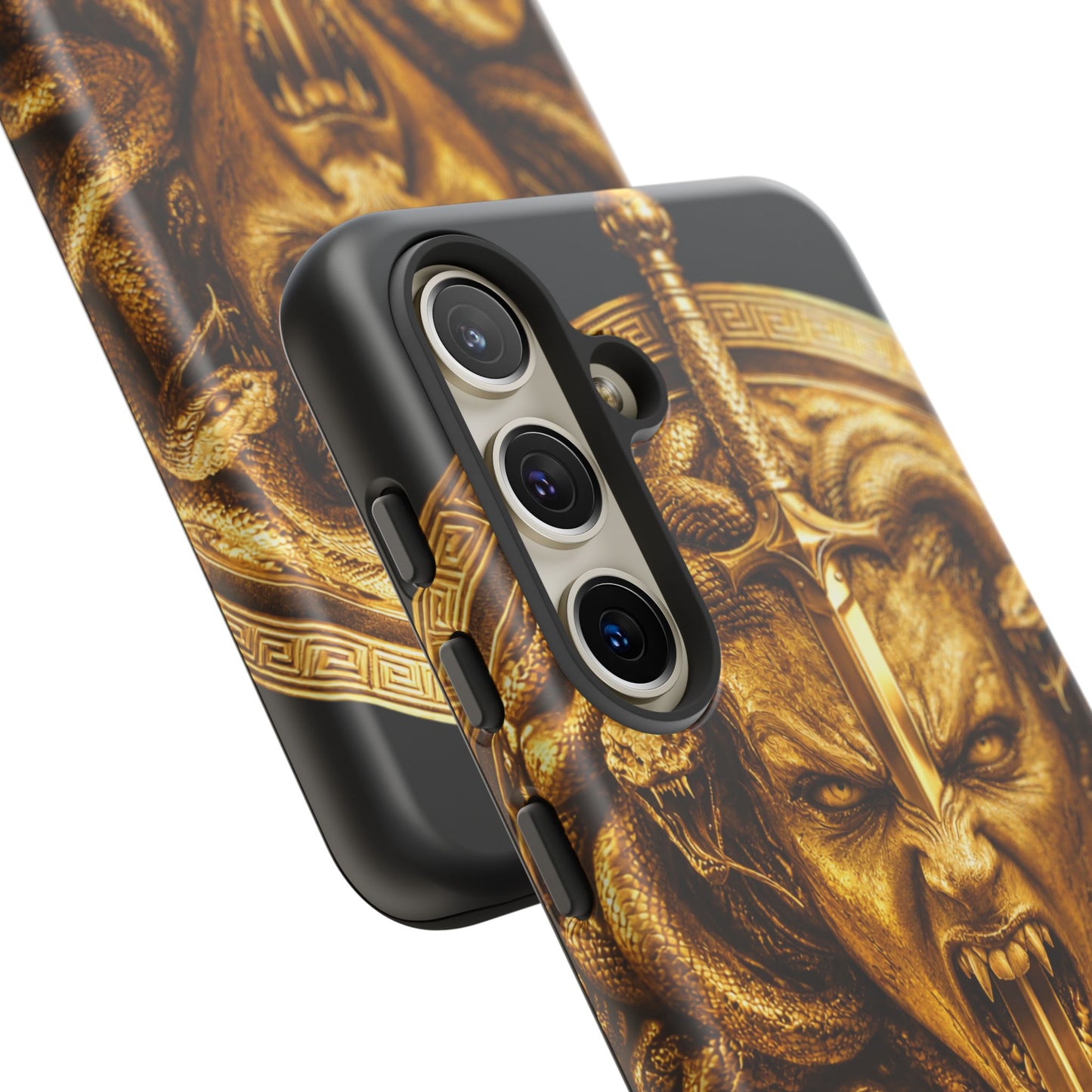 Phone Case — Gold Medusa Dagger Armor iPhone Cover