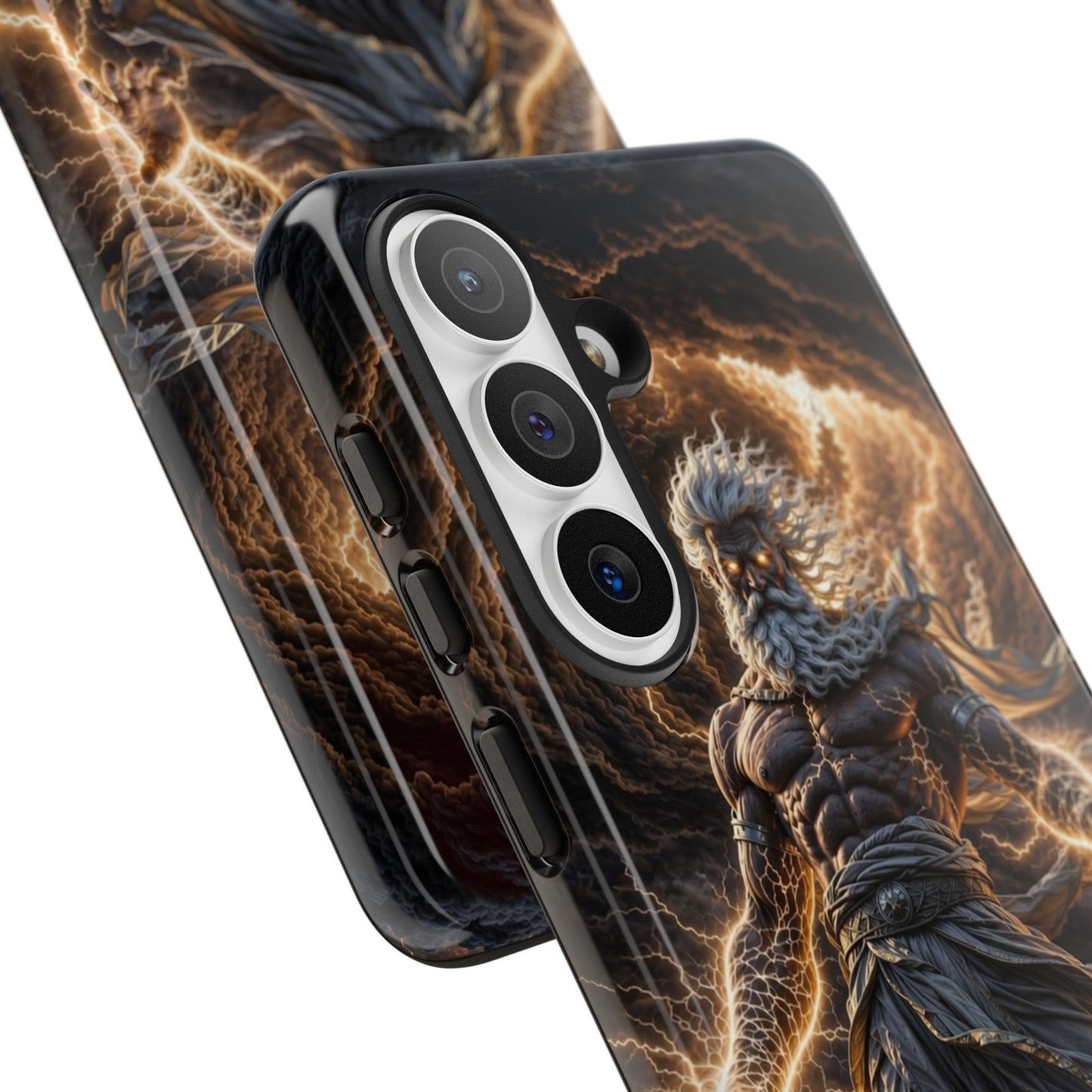 Mythic Thunder God Phone Case — Lightning Warrior Tough Protective Cover