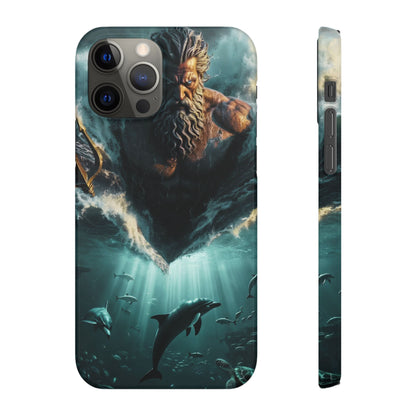 poseidon God Phone Case – Mythic Triton Ocean iPhone Snap Case