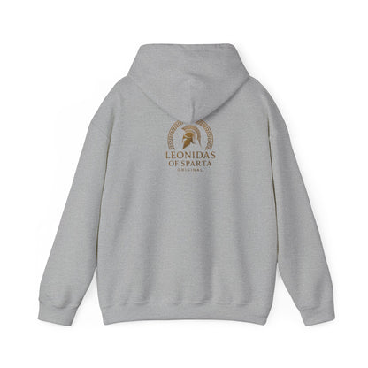 Spartan Warrior Hoodie – Leonidas of Sparta Battle Graphic Sweatshirt