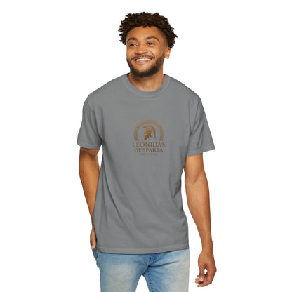 Spartan Helmet T-Shirt — "what we fight for"