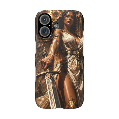 Warrior Goddess Phone Case — Fantasy Art Snap Case