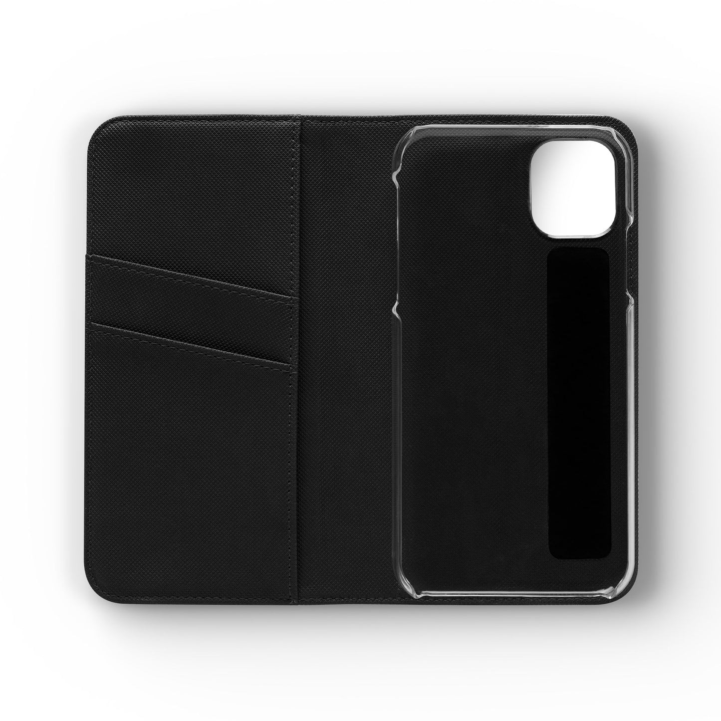 Spartan Warrior Flip Phone Case - Leather Wallet Folio with Red Cape Battle Design