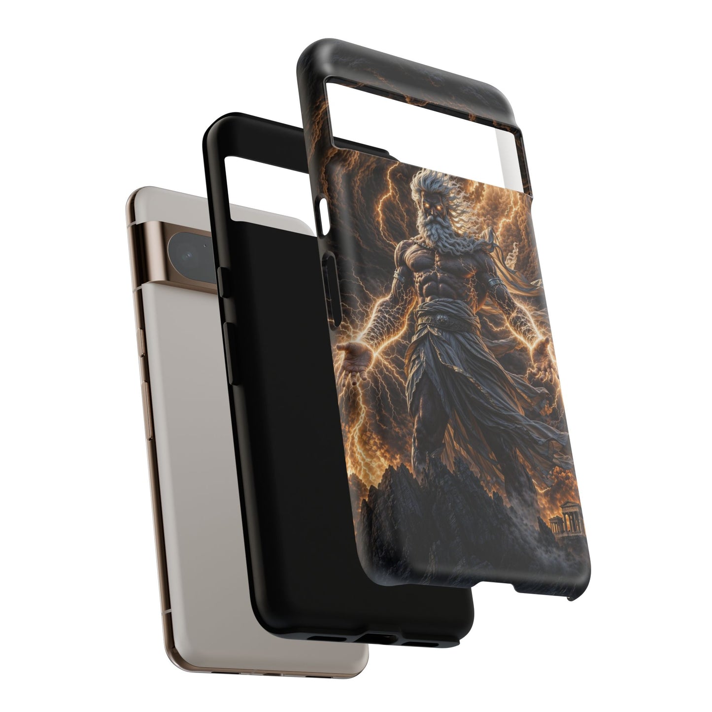 Mythic Thunder God Phone Case — Lightning Warrior Tough Protective Cover