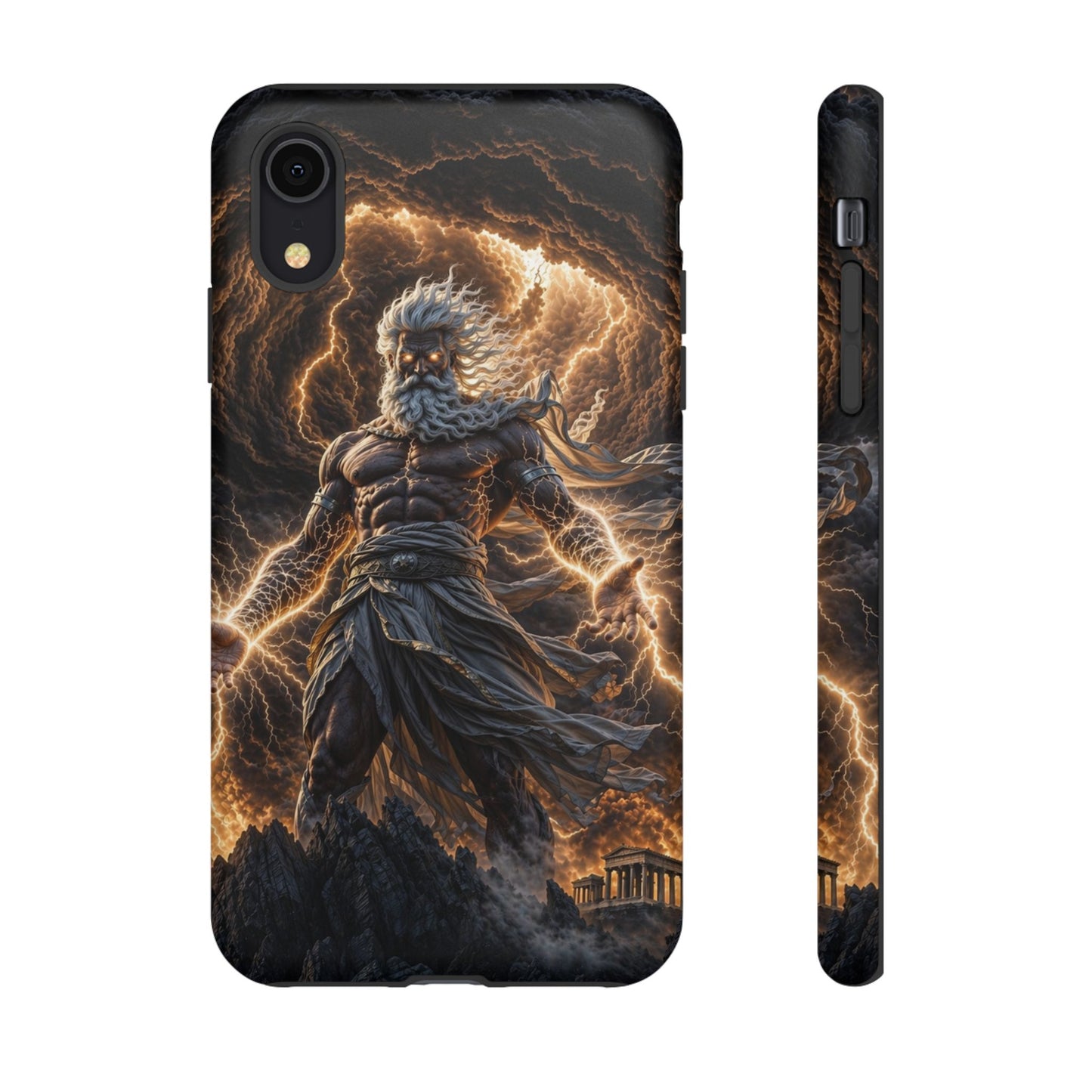 Mythic Thunder God Phone Case — Lightning Warrior Tough Protective Cover