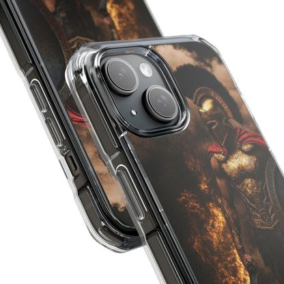 Spartan Warrior Magnetic Impact Case — Clear Protective Phone Case