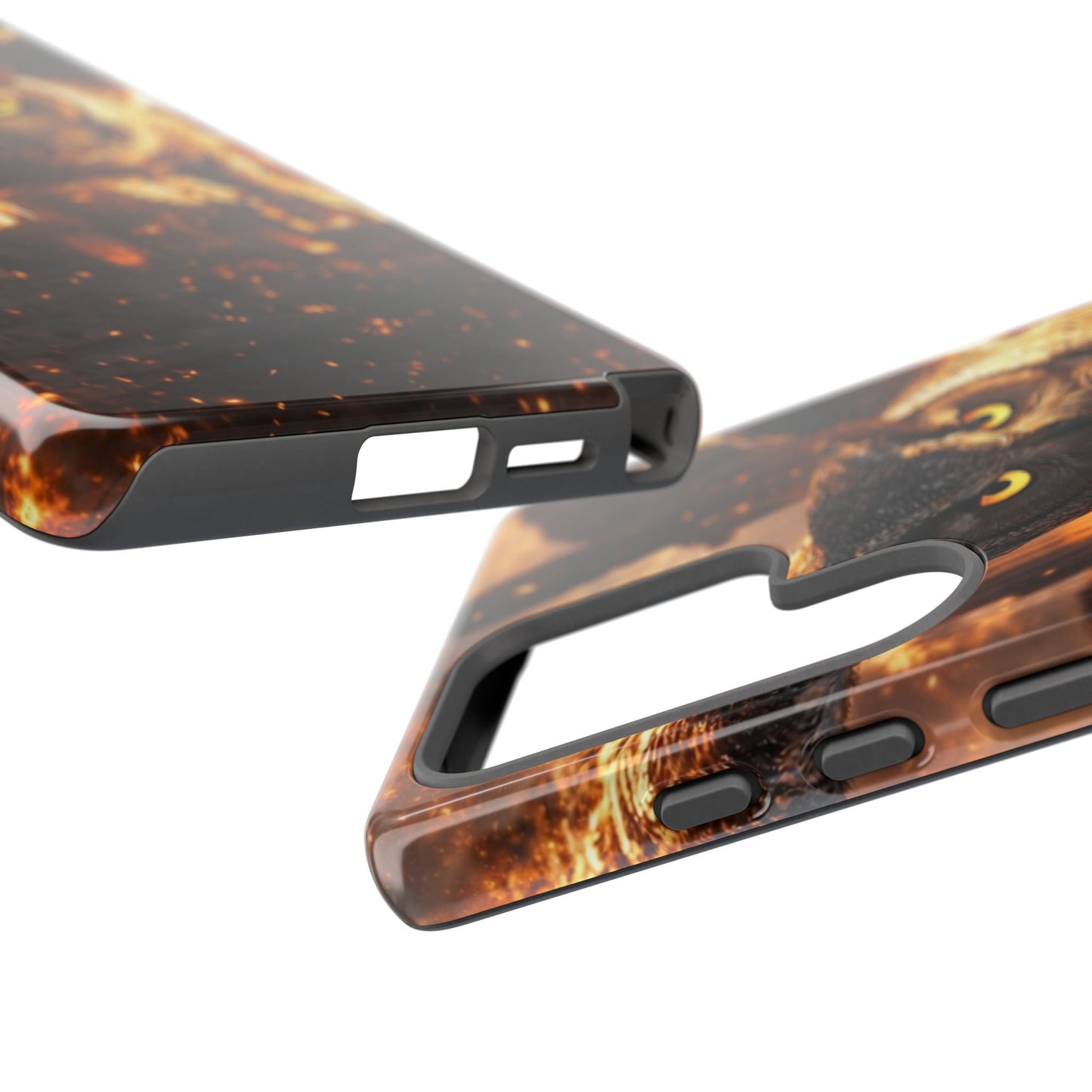 Owl in Flames Phone Case