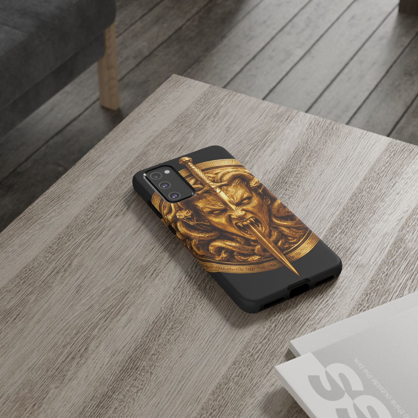 Phone Case — Gold Medusa Dagger Armor iPhone Cover