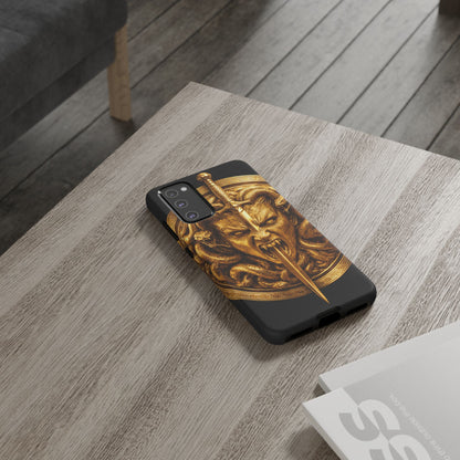 Phone Case — Gold Medusa Dagger Armor iPhone Cover