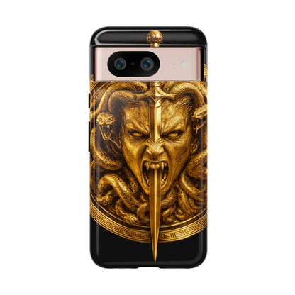 Phone Case — Gold Medusa Dagger Armor iPhone Cover