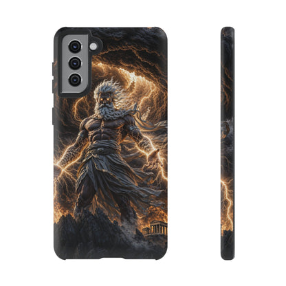 Mythic Thunder God Phone Case — Lightning Warrior Tough Protective Cover