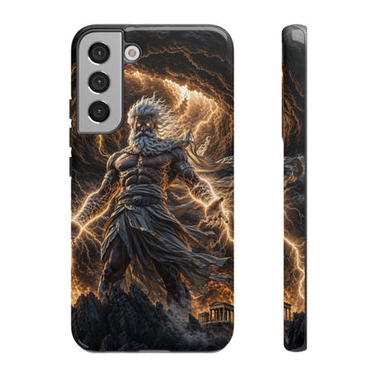 Mythic Thunder God Phone Case — Lightning Warrior Tough Protective Cover