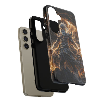 Mythic Thunder God Phone Case — Lightning Warrior Tough Protective Cover