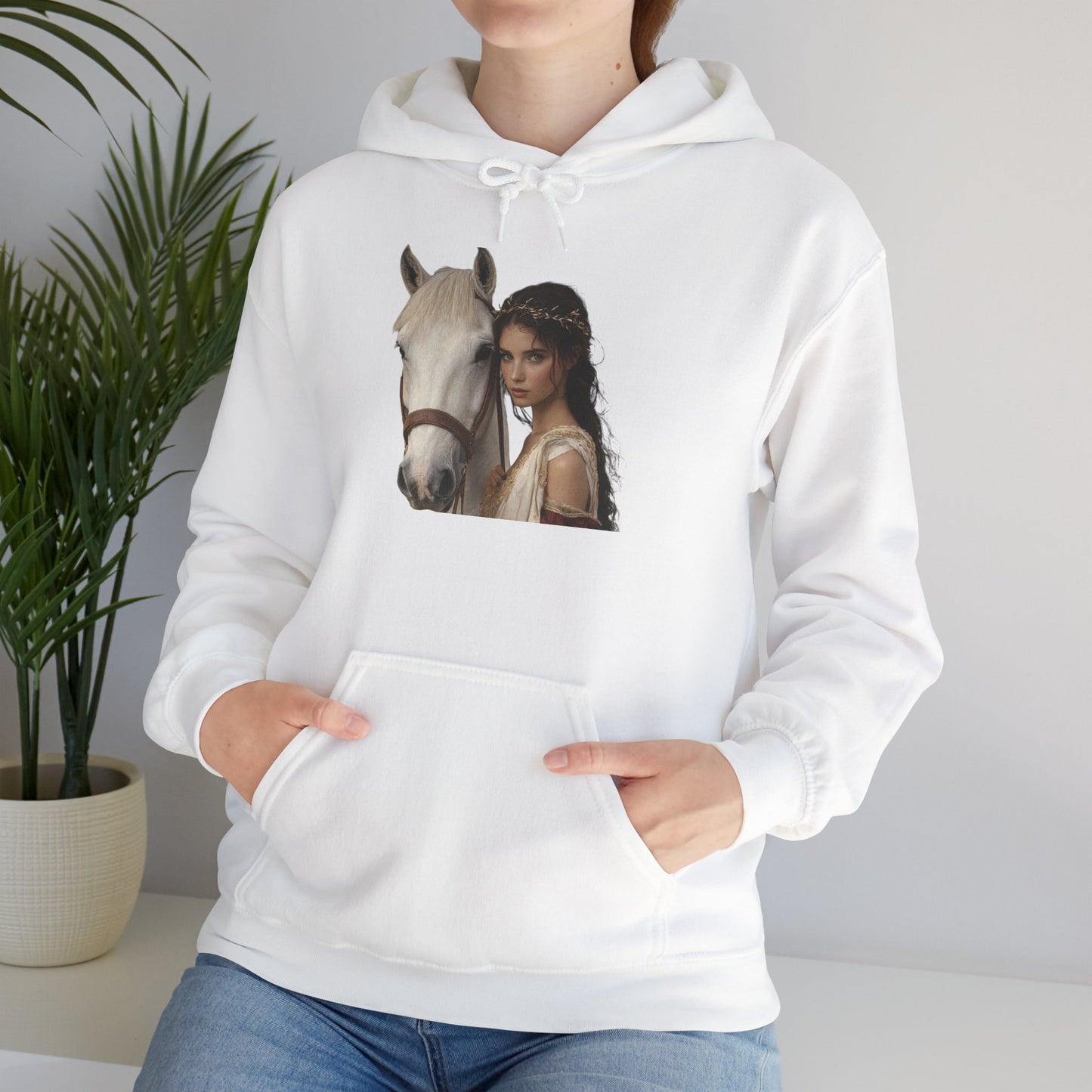 Mystical women and horse Hoodie