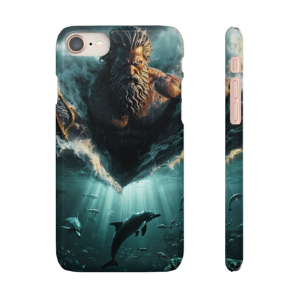 poseidon God Phone Case – Mythic Triton Ocean iPhone Snap Case