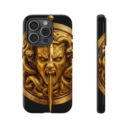 Phone Case — Gold Medusa Dagger Armor iPhone Cover
